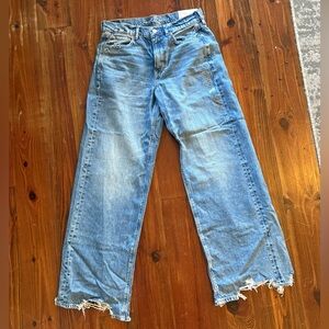NWT American Eagle • Super High Rise Baggy Wide Leg